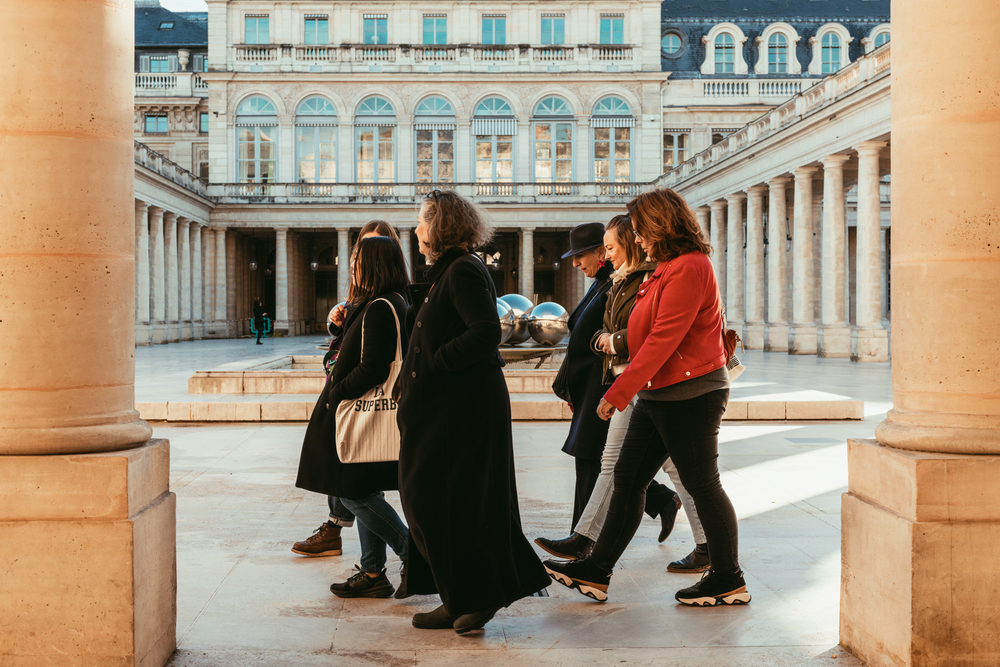 Exploring the streets of Paris with our guide and discovering the city like a true Parisian