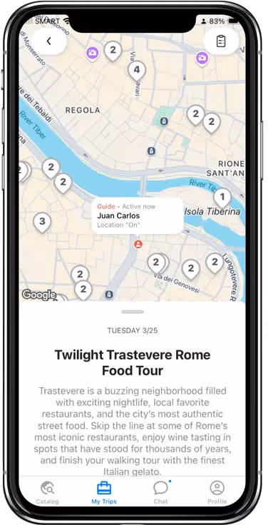 Eating Europe mobile app