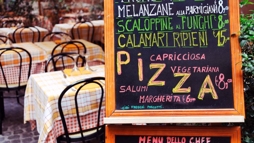 Italian Menu 3